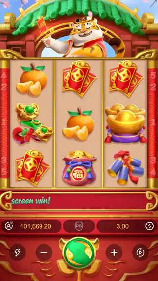 Fortune Tiger session checkpoint spin 1527: balance 101,669.20 at $3.00 bet - session end